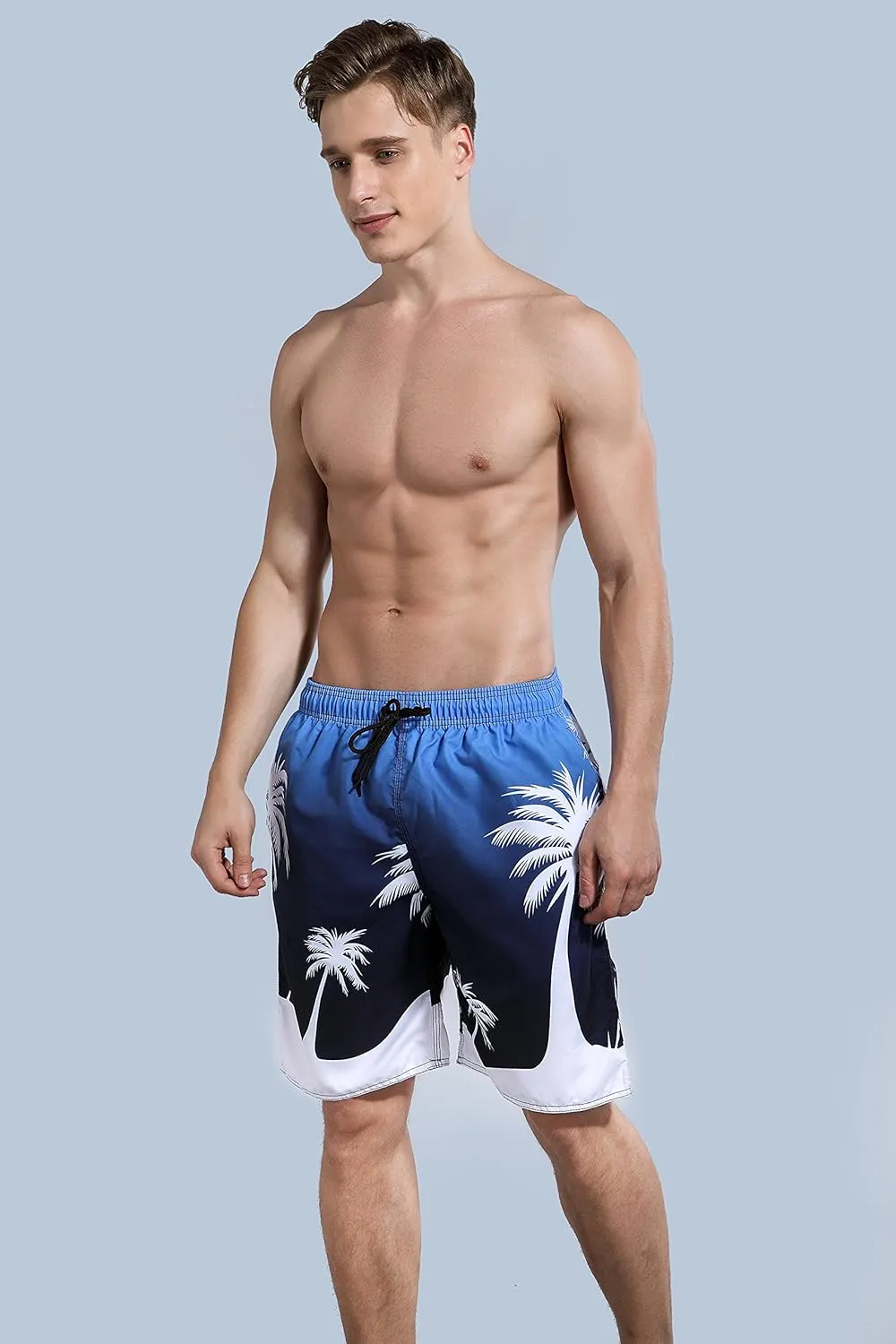 MILANKERR Mens Swim Trunks Swimming Trunks for Men,Mens Bathing Suit Swimsuit Men's Swimwear Swim Short 9" Inseam 20" Outseam