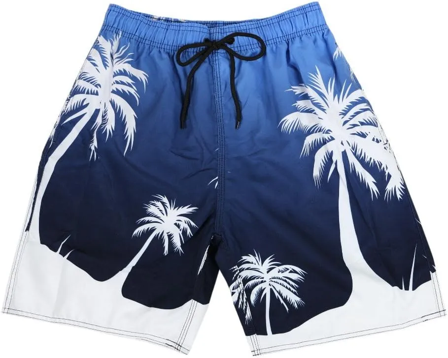 MILANKERR Mens Swim Trunks Swimming Trunks for Men,Mens Bathing Suit Swimsuit Men's Swimwear Swim Short 9" Inseam 20" Outseam