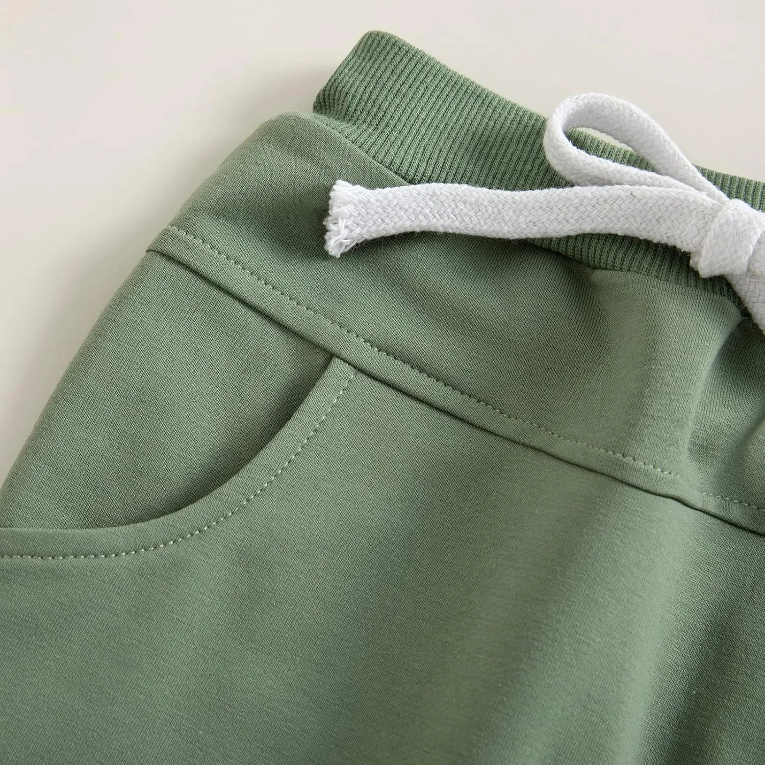 Mubineo Toddler Baby Boy Girl Infant Basic Plain Sweatpants Comfy Cotton Pants with Pockets