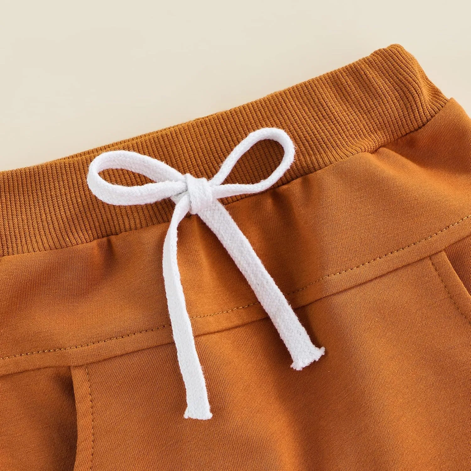 Mubineo Toddler Baby Boy Girl Infant Basic Plain Sweatpants Comfy Cotton Pants with Pockets