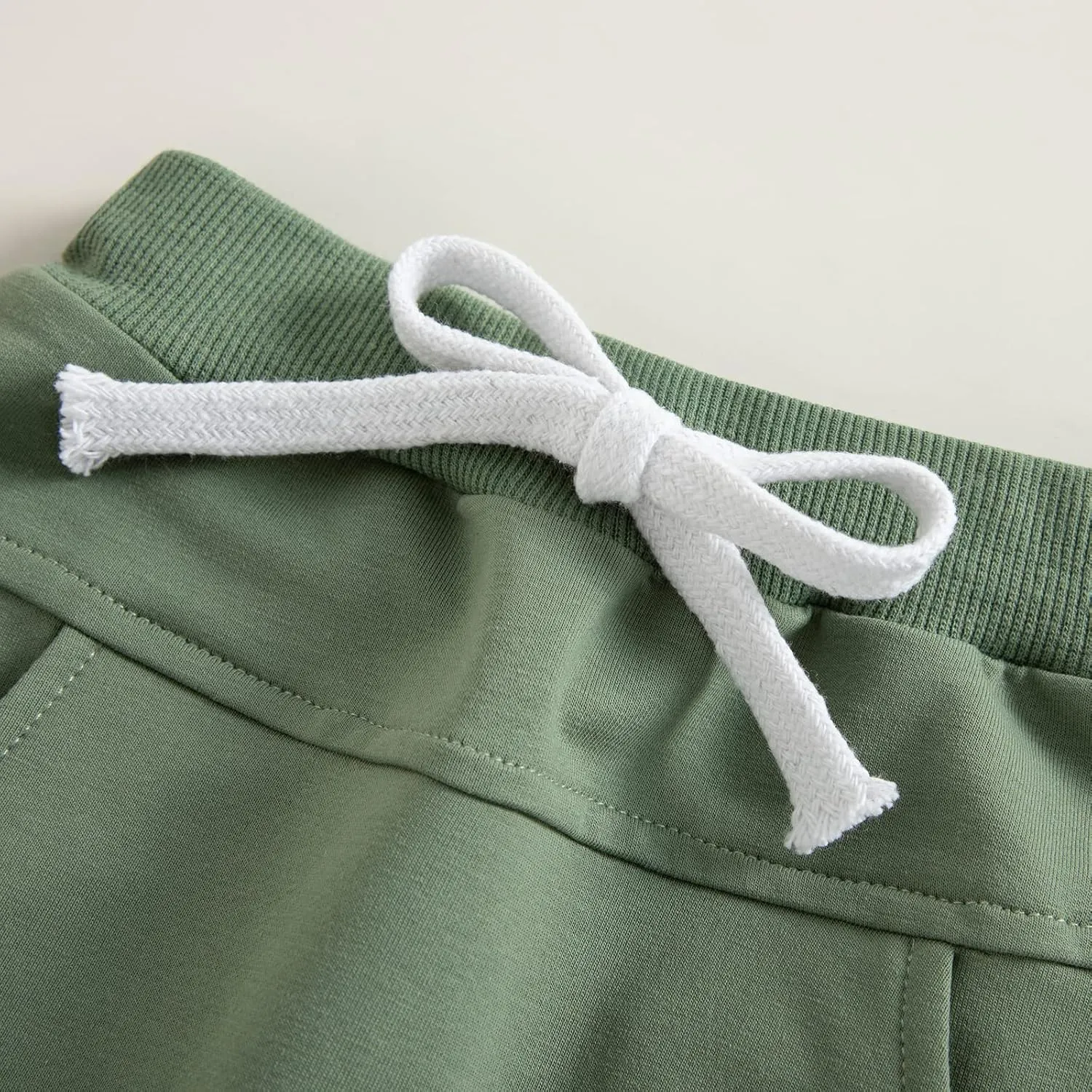 Mubineo Toddler Baby Boy Girl Infant Basic Plain Sweatpants Comfy Cotton Pants with Pockets