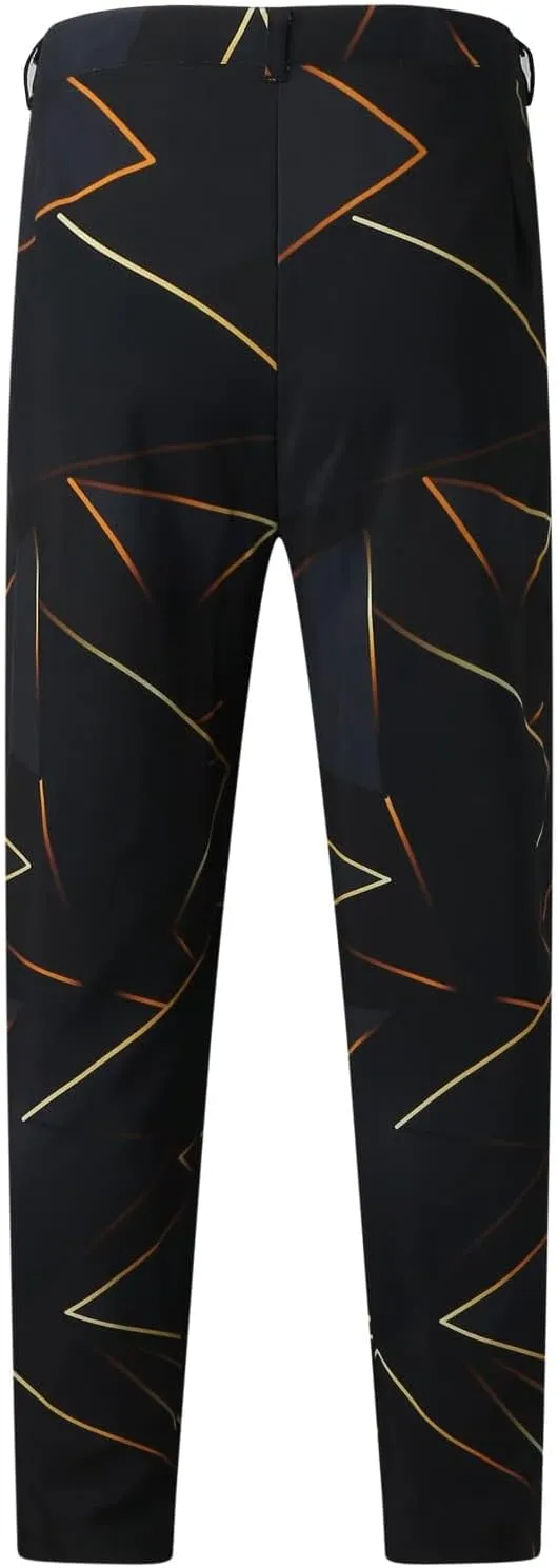 Plaid Dress Pants for Mens Slim Fit Dress Pants Business Casual Fashion Flat Front Skinny Golf Chinos Trousers