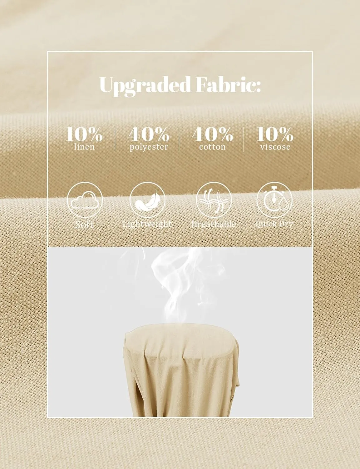 Rdruko Men's Linen Pants Lightweight Casual Cotton Pants Elastic Waist Beach Summer Pants with Pockets