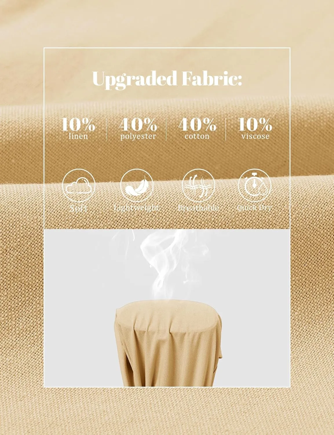 Rdruko Men's Linen Pants Lightweight Casual Cotton Pants Elastic Waist Beach Summer Pants with Pockets