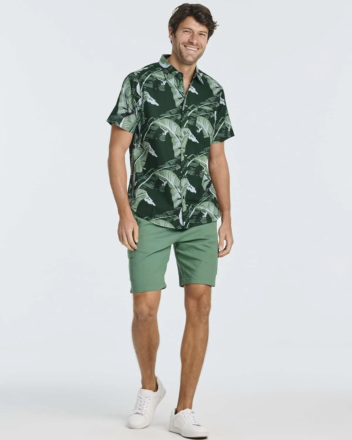 Real Essentials 3 Pack: Men's Regular-Fit Short-Sleeve Poplin Shirt (Available in Big & Tall)