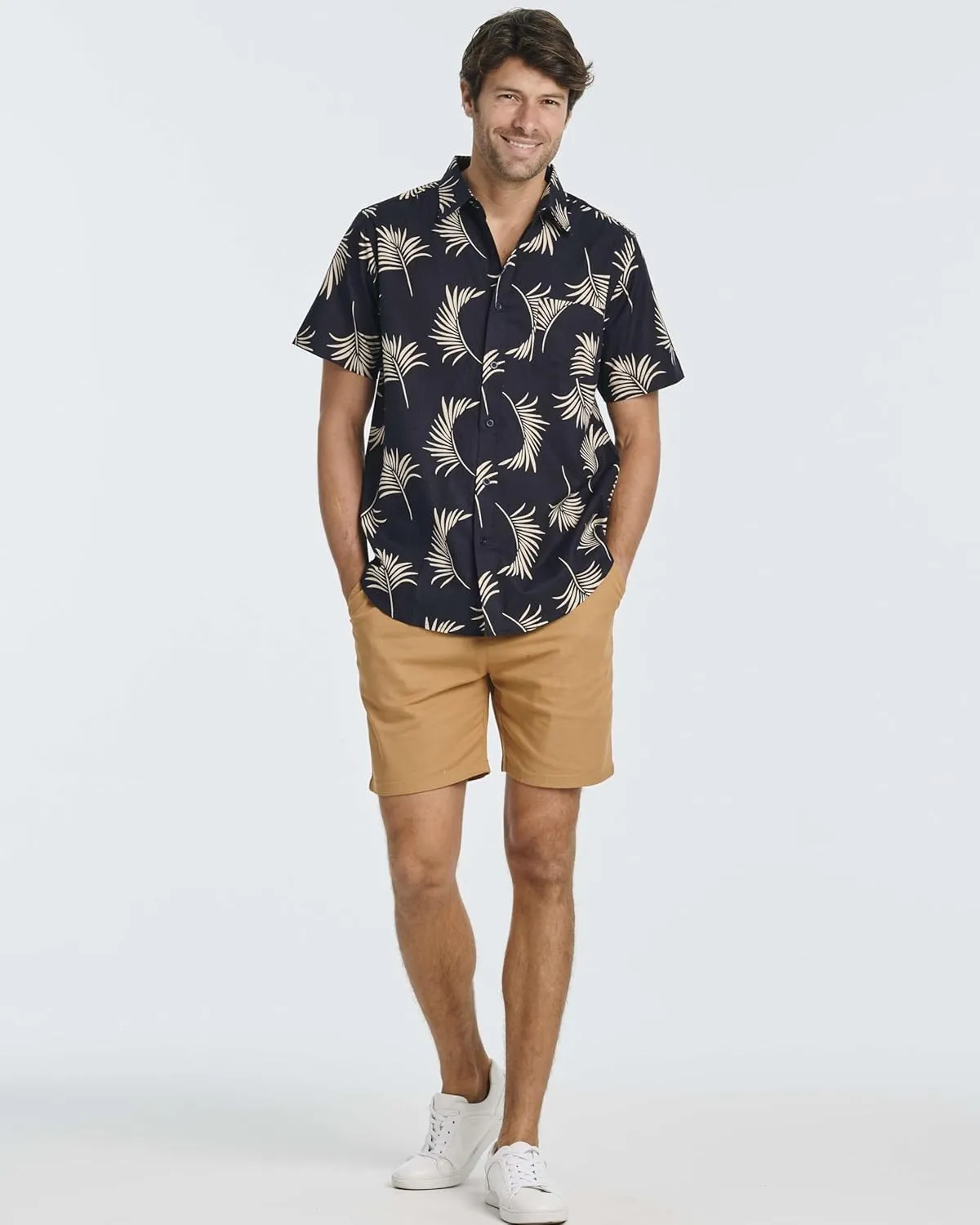 Real Essentials 3 Pack: Men's Regular-Fit Short-Sleeve Poplin Shirt (Available in Big & Tall)