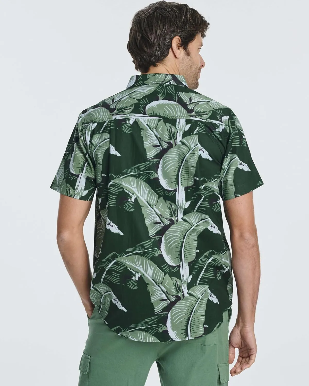 Real Essentials 3 Pack: Men's Regular-Fit Short-Sleeve Poplin Shirt (Available in Big & Tall)