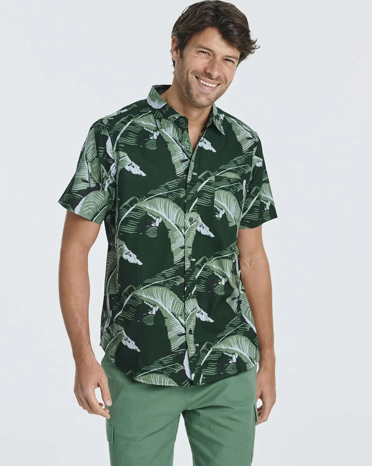 Real Essentials 3 Pack: Men's Regular-Fit Short-Sleeve Poplin Shirt (Available in Big & Tall)