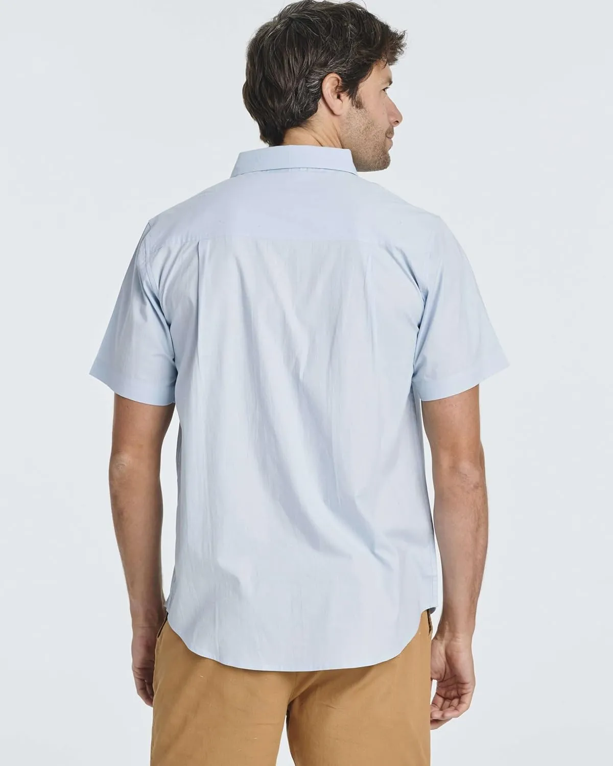 Real Essentials 3 Pack: Men's Regular-Fit Short-Sleeve Poplin Shirt (Available in Big & Tall)