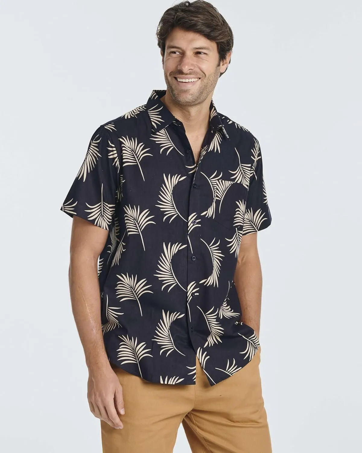 Real Essentials 3 Pack: Men's Regular-Fit Short-Sleeve Poplin Shirt (Available in Big & Tall)