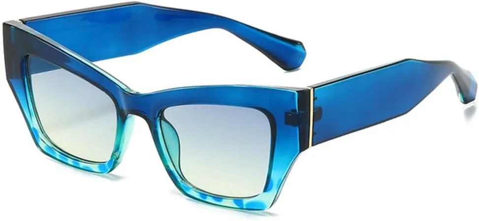 SPOAVGYZ-Big Cat Eye Sunglasses Women Men Vintage Luxury Sun Glasses Shades Female Camber Concave Sunglasses UV400