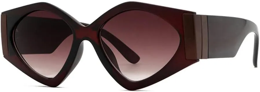 SPOAVGYZ-Cat Eye Sunglasses Women Shades Eyewear Vintage Big Punk Rectangle Men Sun Glasses Female UV400