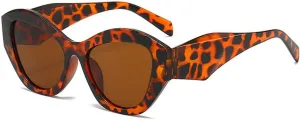 SPOAVGYZ-Vintage Large Frame Cat's Eye Sunglasses Women Fashion Sun Glasses Lady Outdoor Travel Eyewear UV400