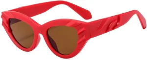 SPOAVGYZ-Women Fashion Cat Eye Sunglasses Luxury Vintage Sun Glasses Men