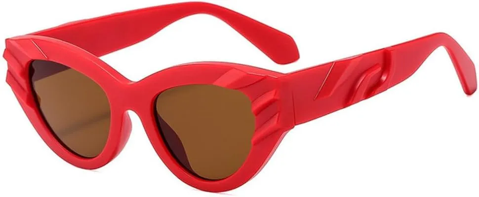 SPOAVGYZ-Women Fashion Cat Eye Sunglasses Luxury Vintage Sun Glasses Men