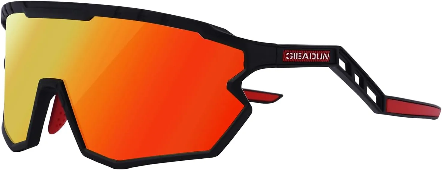 Sports Sunglasses Cycling Glasses Pink Polarized Glasses Baseball glasses with 3 lenses,Fishing,Ski Running Golf
