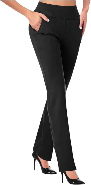 TANGNADE Formal Dress Pants for Women High Waist Slim Fit Suit Pants Trousers Dressy Casual Business Work Pant Slacks