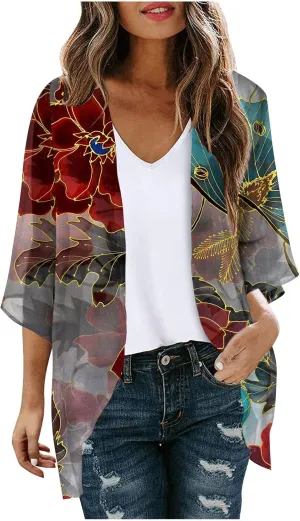 TANGNADE Women Summer Bikini Kimono Bathing Suit Cover Ups for Swimwear Summer Outfits for Women 2024 Vacation