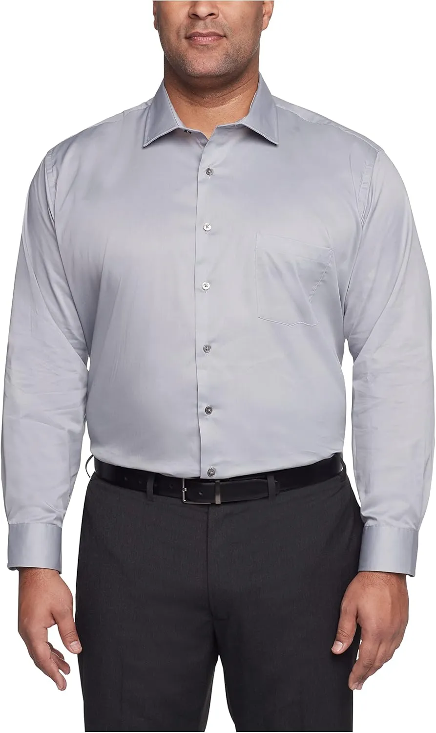 Van Heusen Men's Big and Tall Flex Collar Stretch Dress Shirt