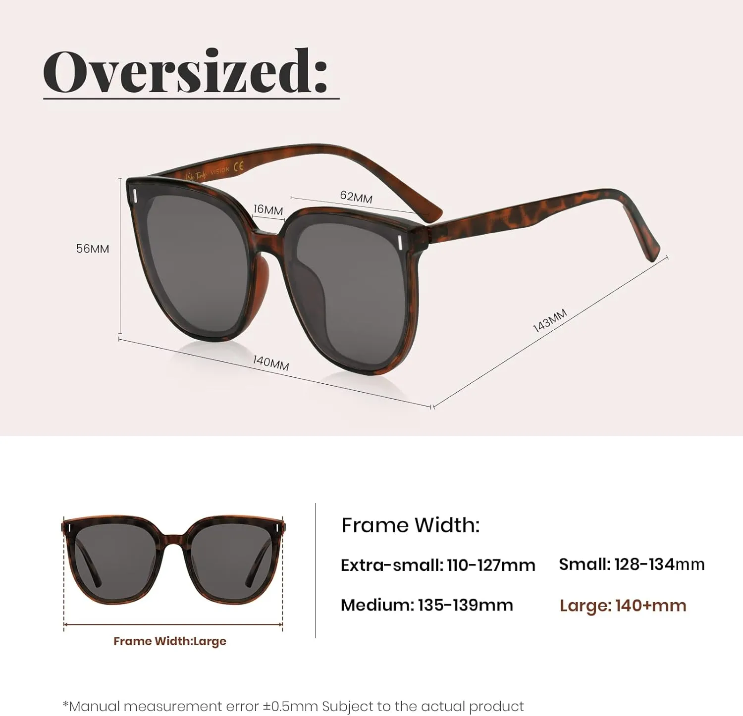 Veda Tinda Vision Round Sunglasses for Women 70s Trendy Retro Oversized Womens Circle Shades UV Protection with Glasses Chain