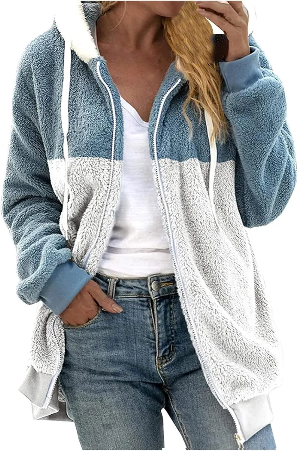 Wangxldd Women's Fall Casual Cardigan Sweaters Long Sleeve Button Fashionable Loose Hoodies Cycling Cardigan Hiking Jackets