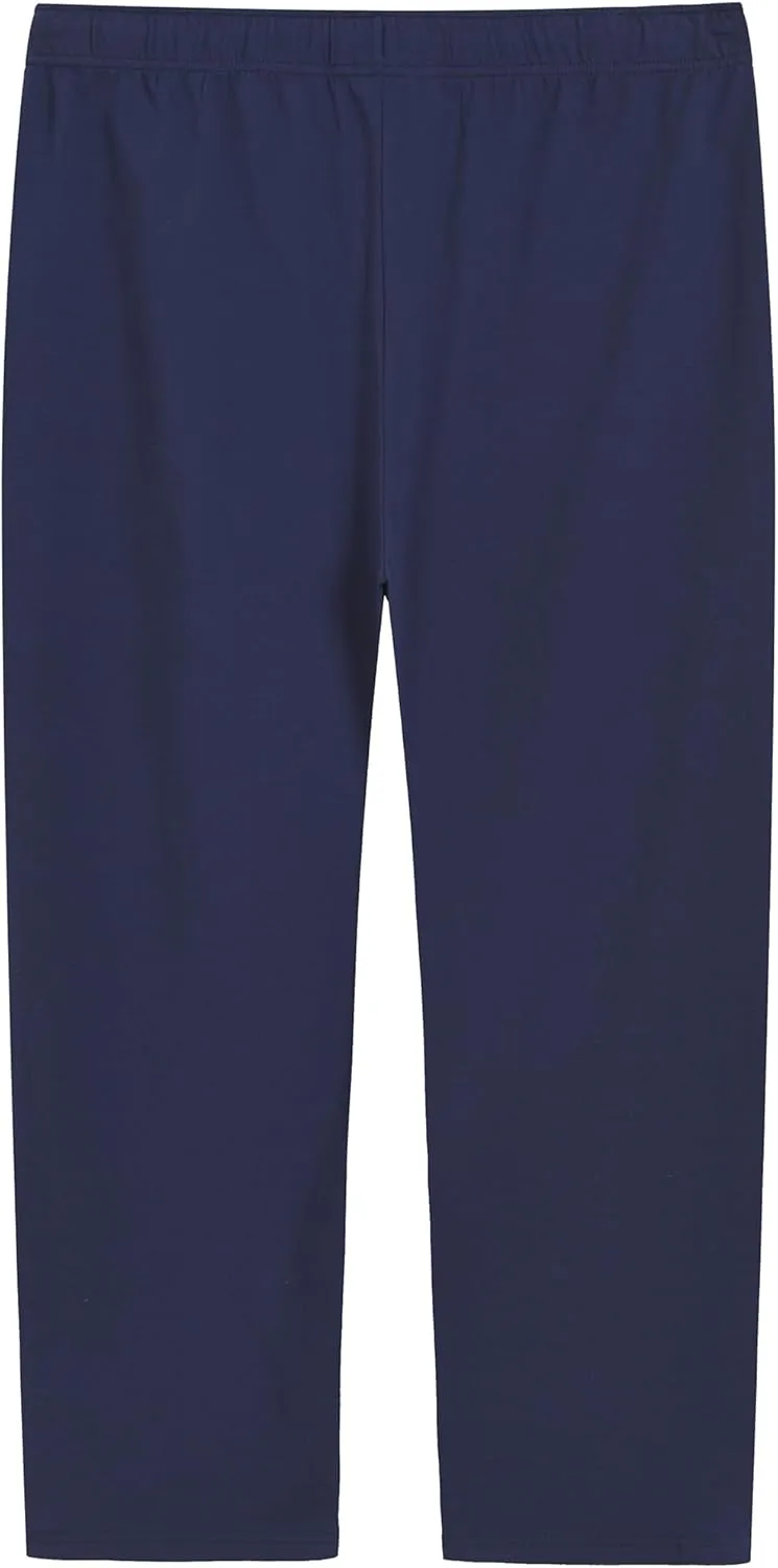 Weintee Women's Plus Size Petite Cotton Pants with Pockets