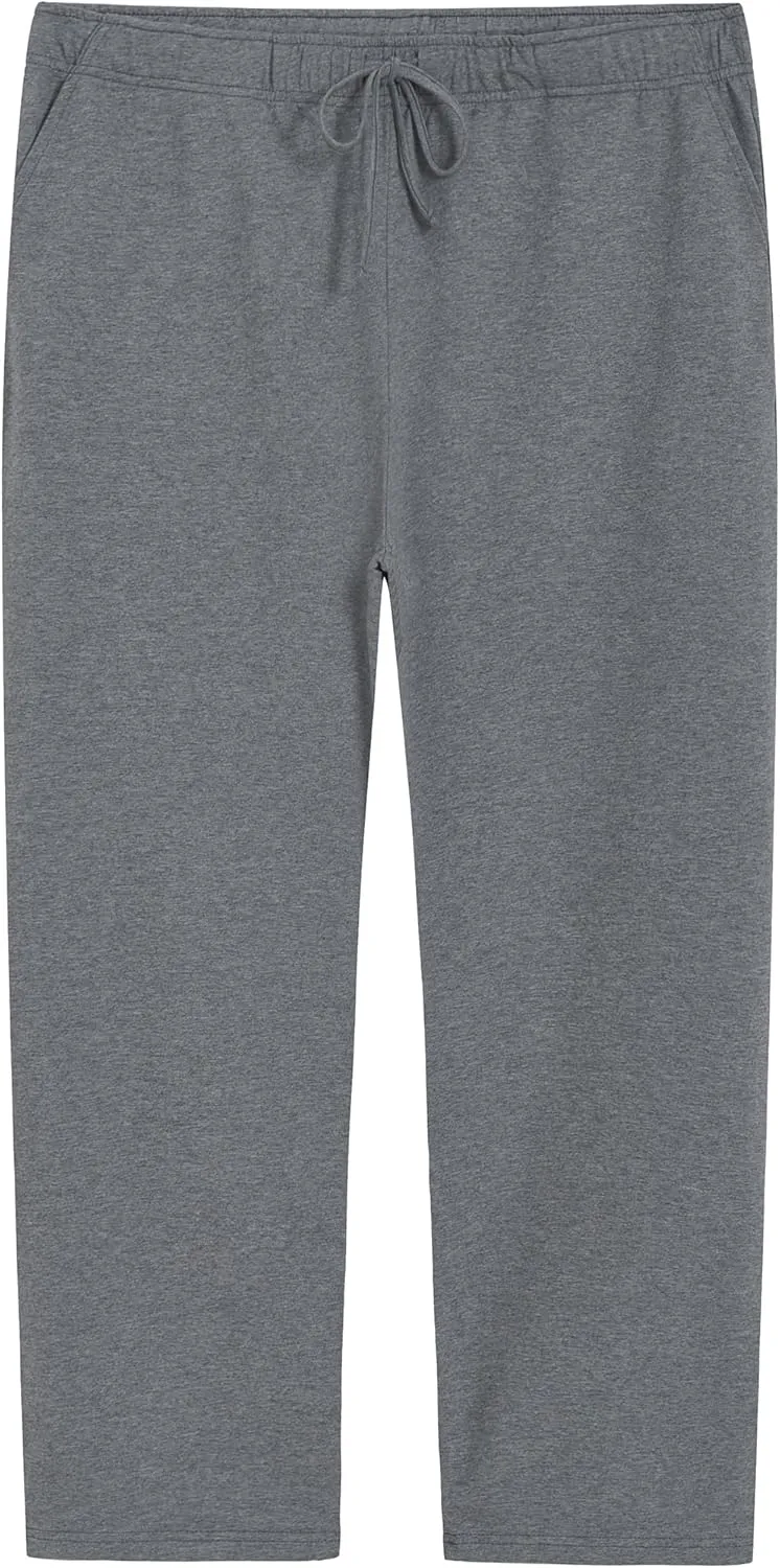 Weintee Women's Plus Size Petite Cotton Pants with Pockets