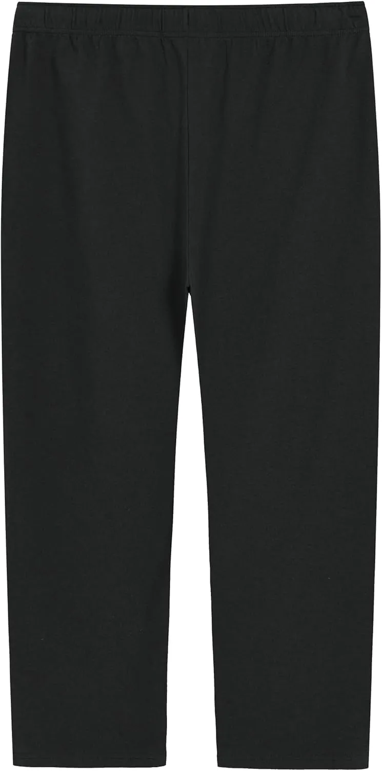 Weintee Women's Plus Size Petite Cotton Pants with Pockets