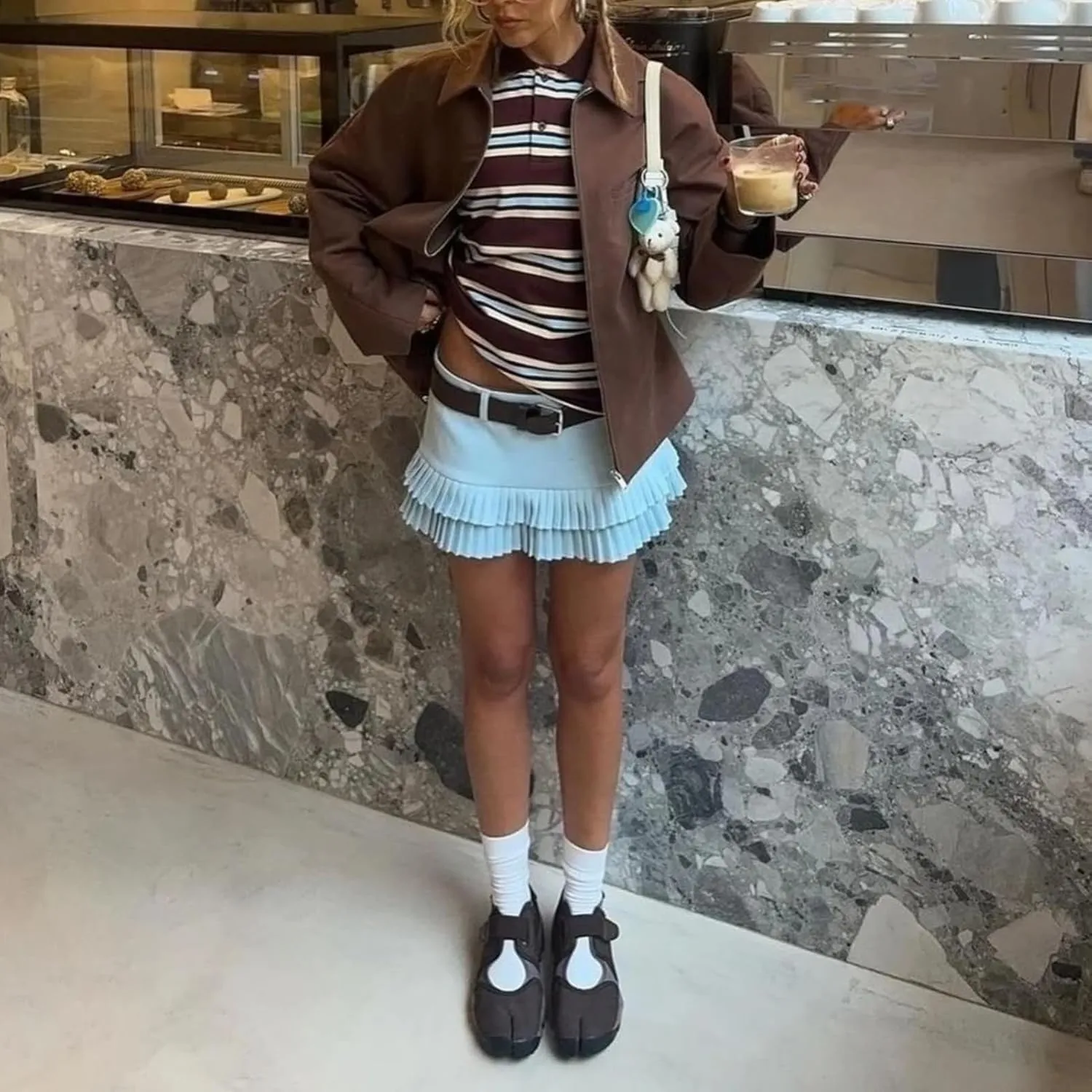 Women Harajuku Preppy Style Pleated Mini Short Skirts