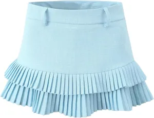 Women Harajuku Preppy Style Pleated Mini Short Skirts