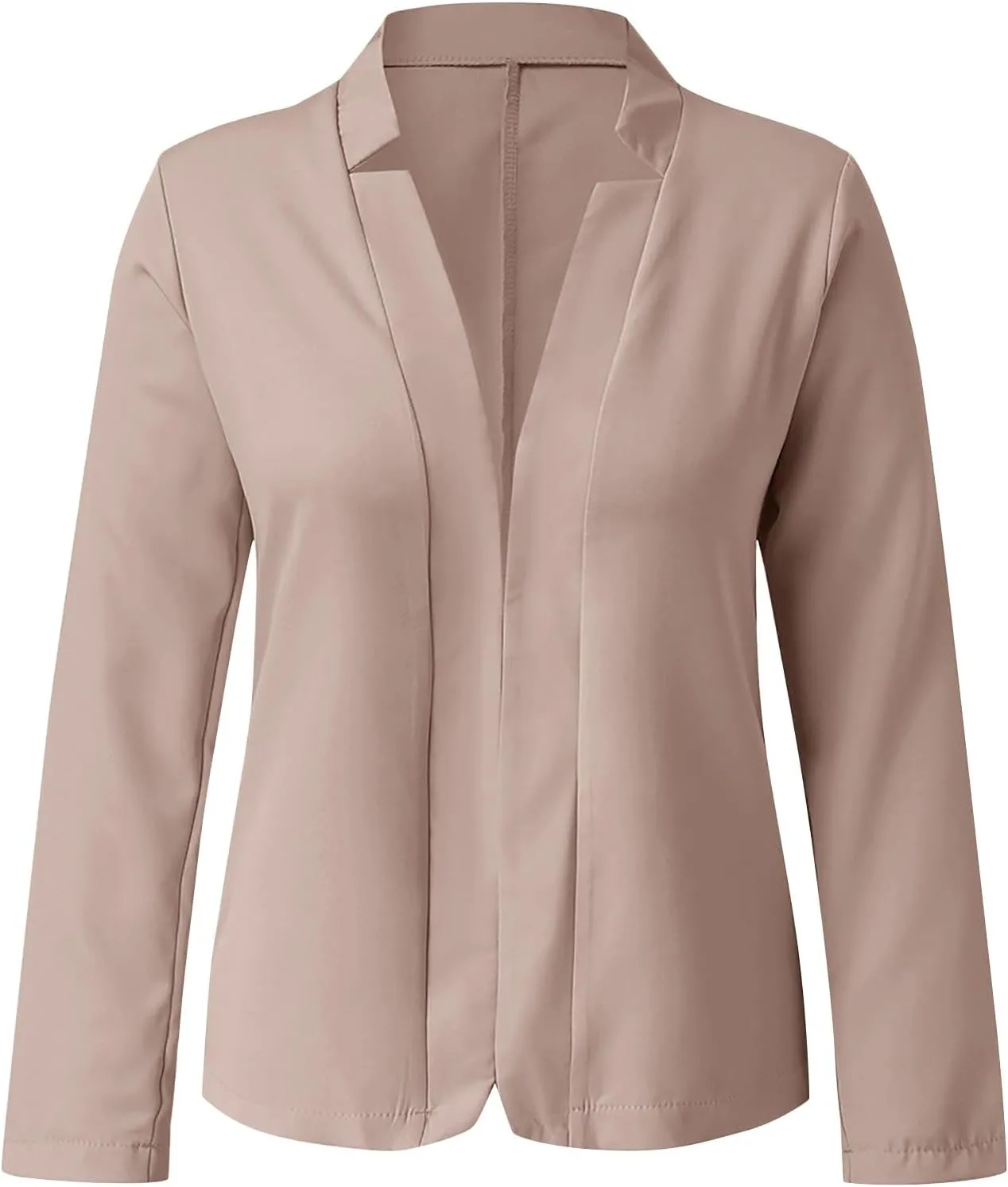 Womens Blazers for Work Casual Work Women Jacket Open Front Wool Fashion Cardigan Loose Fit With Pockets Blazer