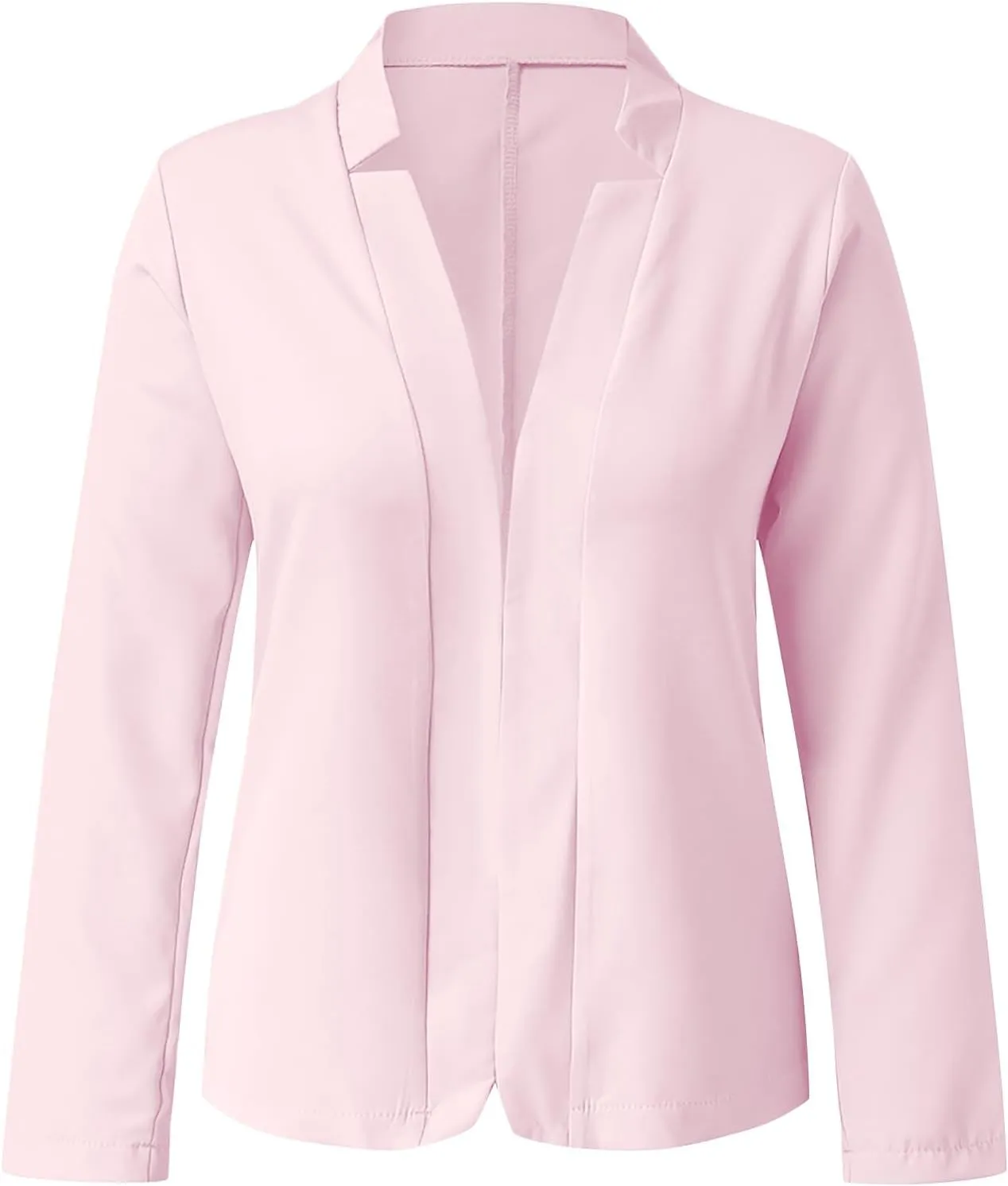Womens Blazers for Work Casual Work Women Jacket Open Front Wool Fashion Cardigan Loose Fit With Pockets Blazer