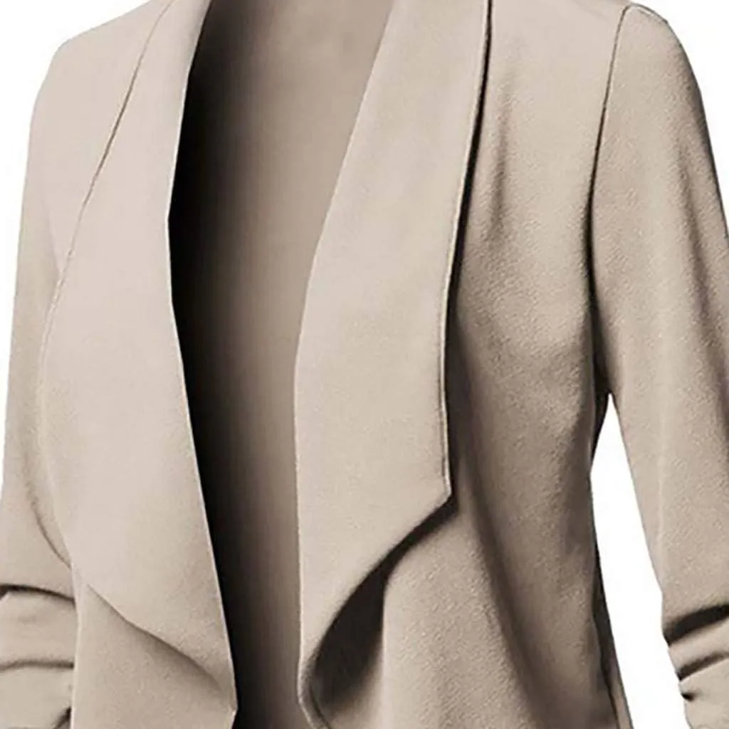 Women's Business Casual Blazers Lightweight Office Jacket Plus Size Open Front Blazer Cropped Blazer Dressy Jackets