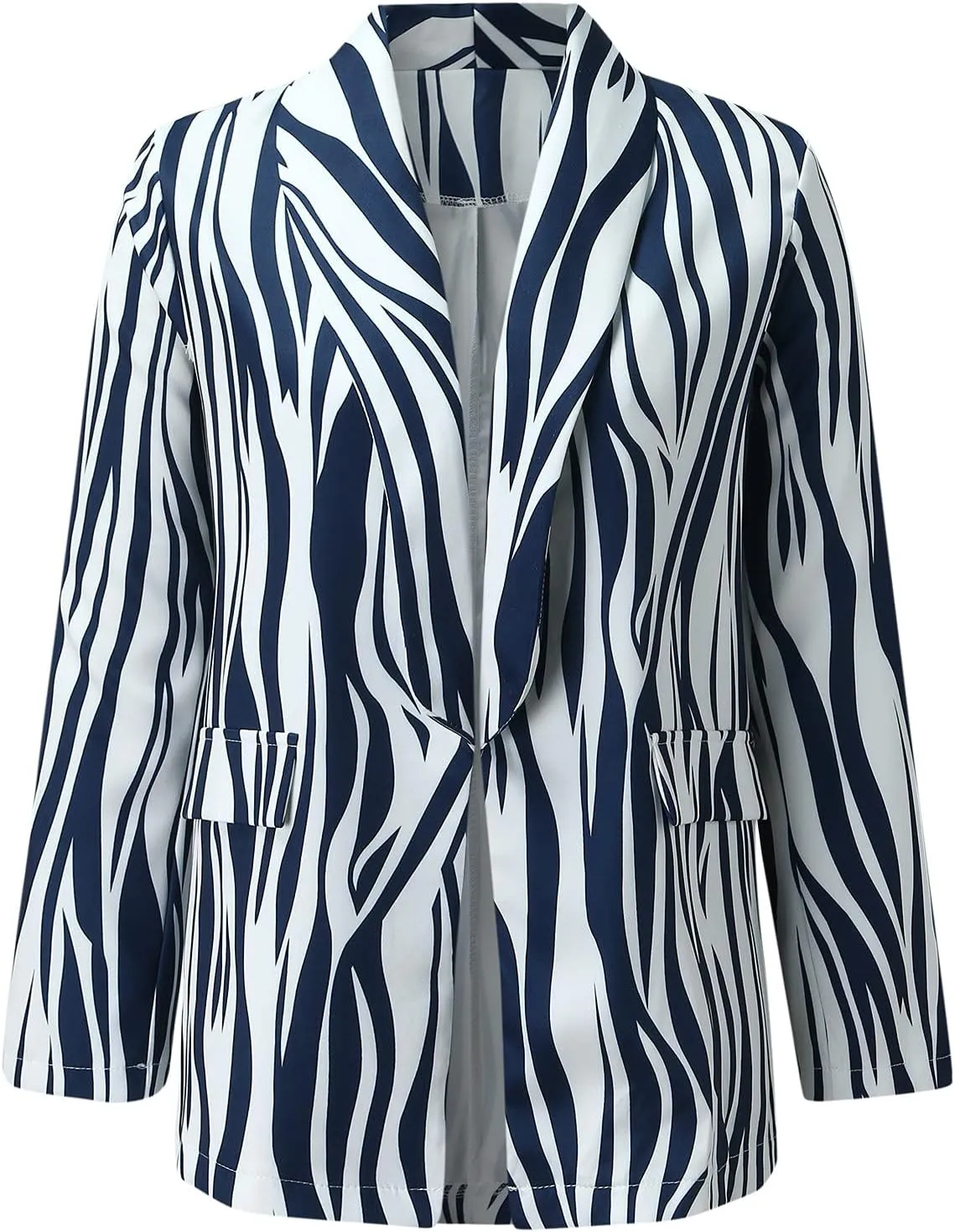 Womens Casual Blazers Open Front,Outwear Jacket Suit Work Lady Solid Elegant Office Button Blazers for Women Business