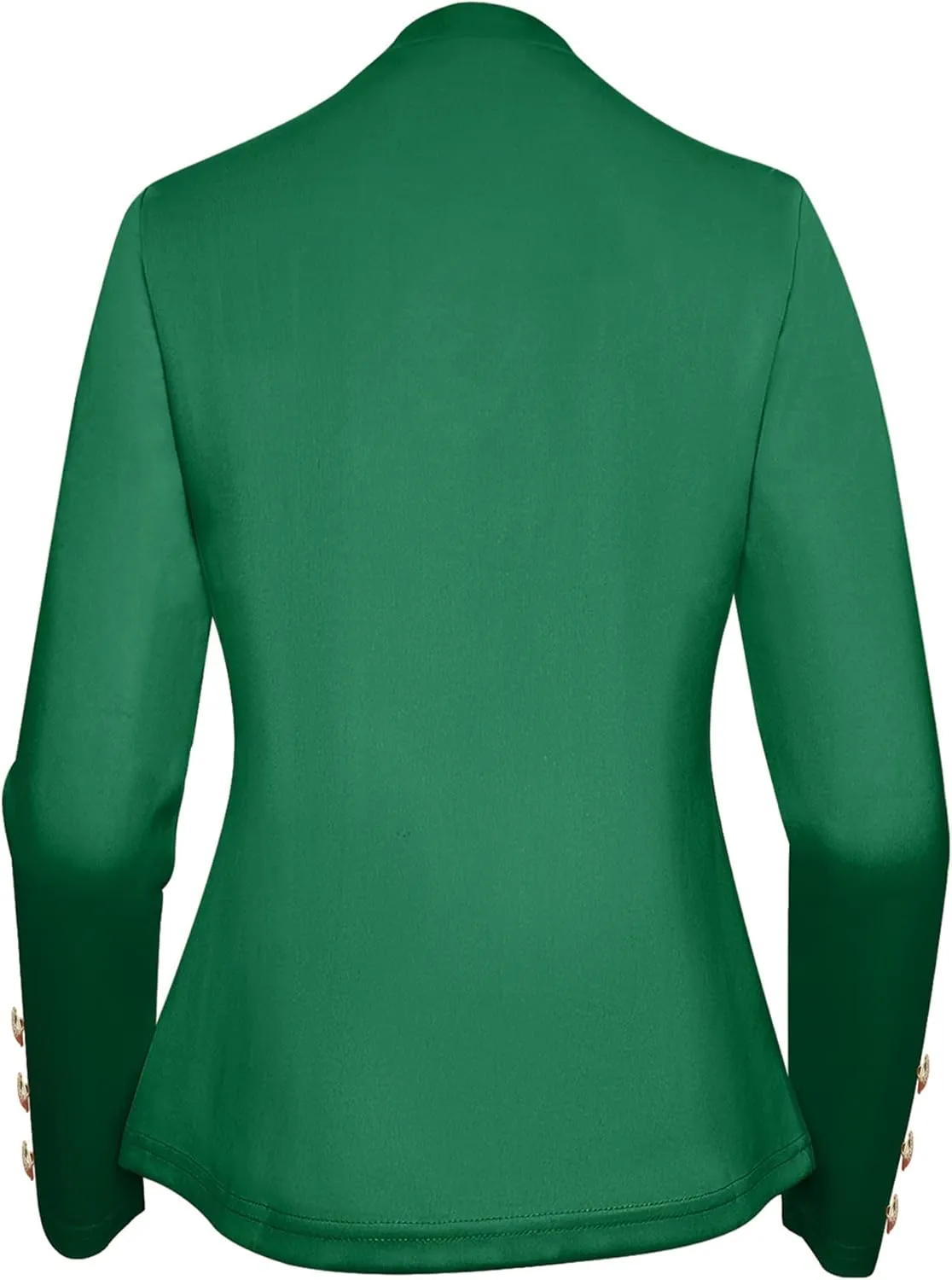Women's Double Breasted Slim Fit Blazers Notch Lapel Work Office Suits Casual Open Front Blazer