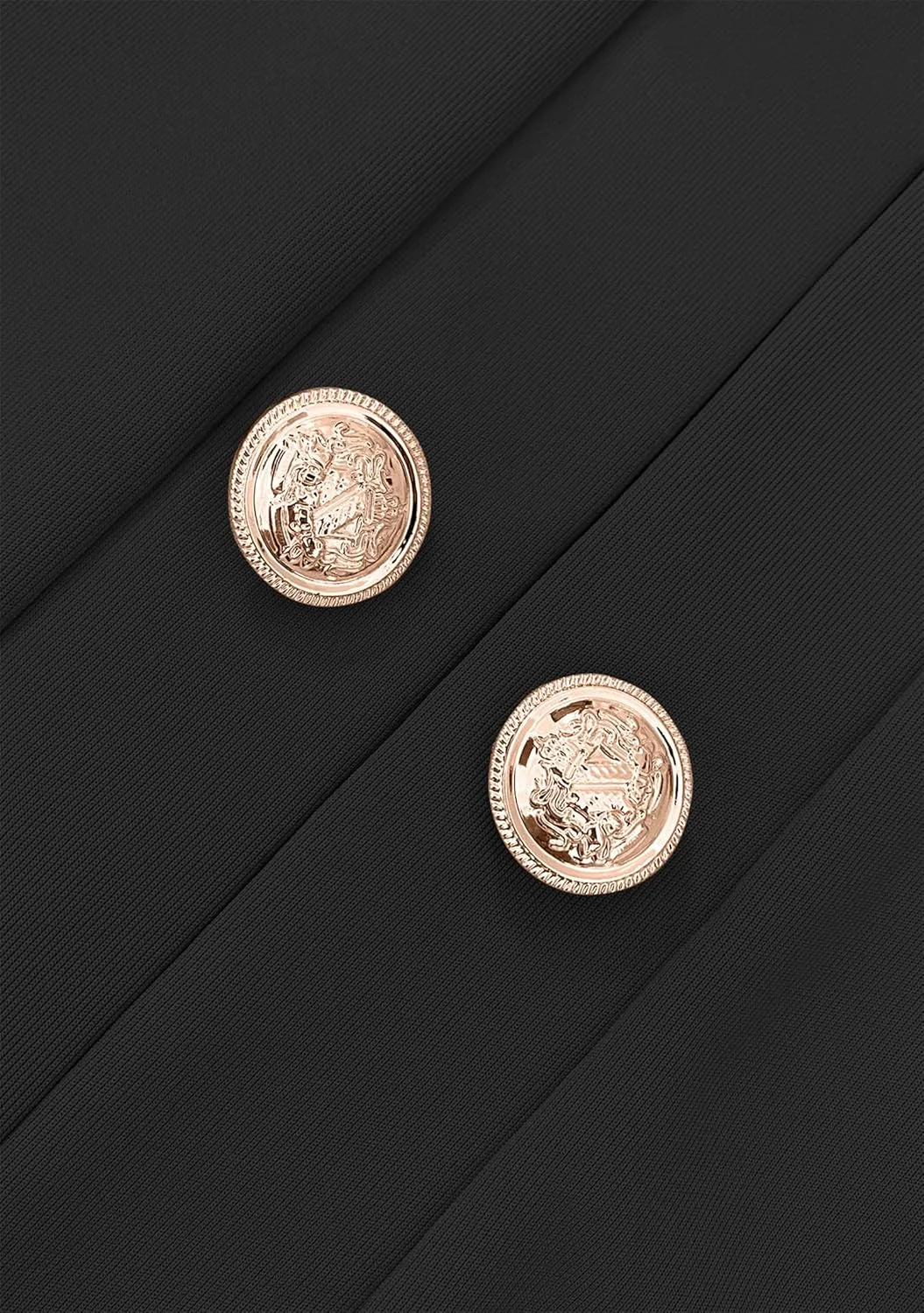 Women's Double Breasted Slim Fit Blazers Notch Lapel Work Office Suits Casual Open Front Blazer