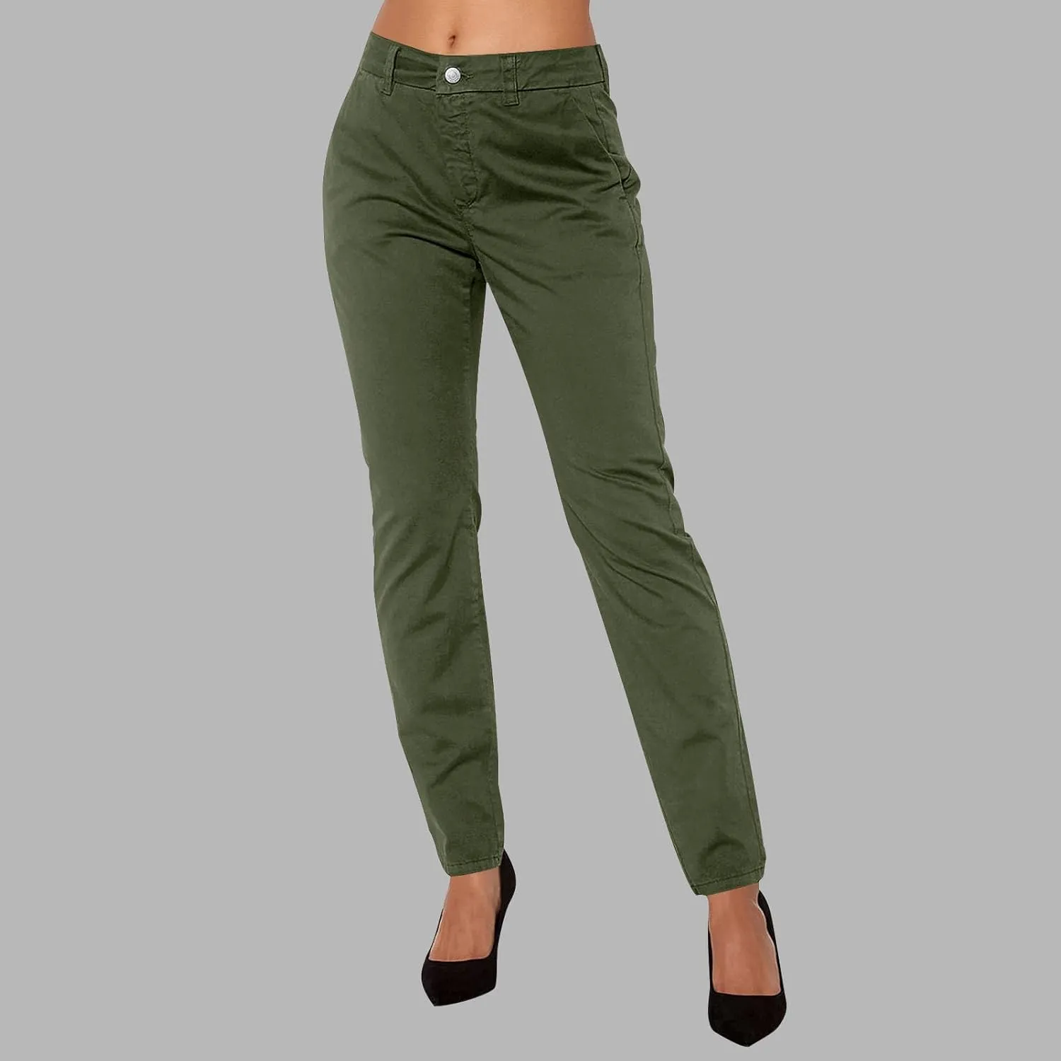 Womens Dress Pants Tretchy Pull On Straight Leg Business Casual Trousers Dressy Slacks Dress Pants for Office Work