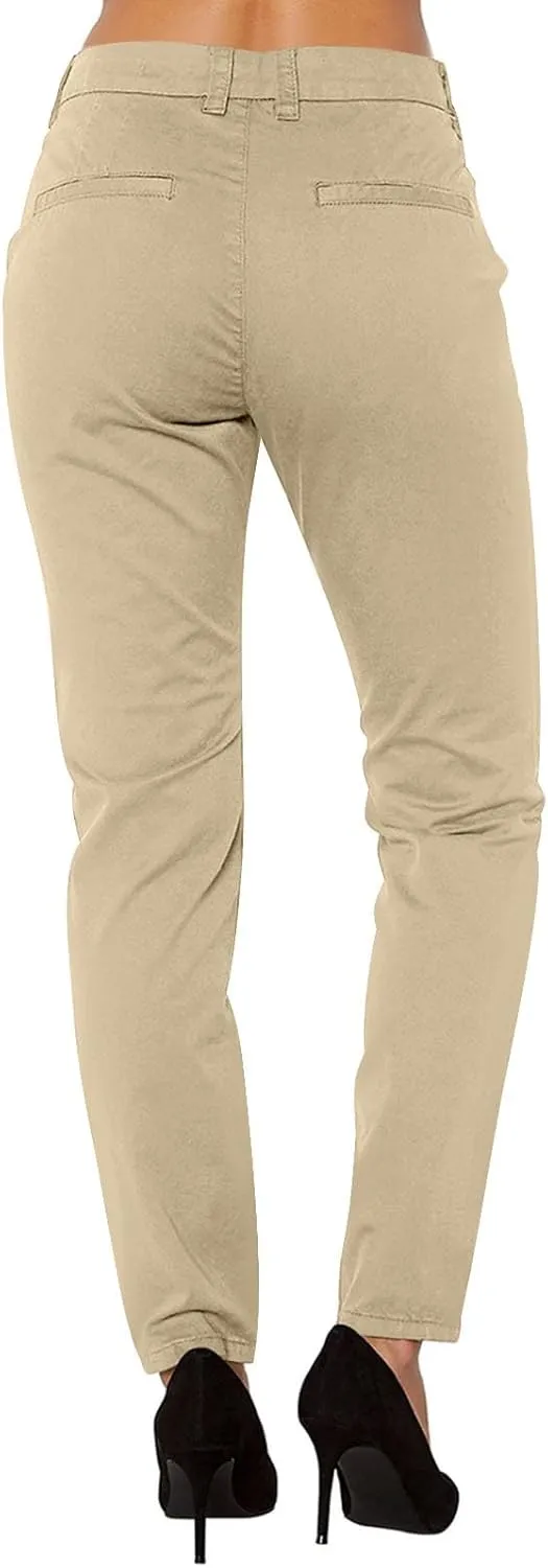 Womens Dress Pants Tretchy Pull On Straight Leg Business Casual Trousers Dressy Slacks Dress Pants for Office Work