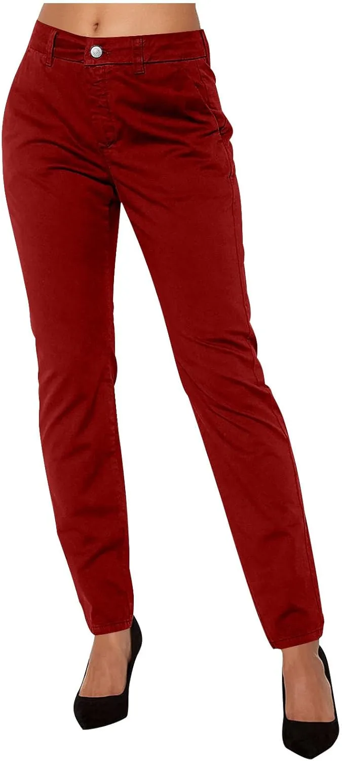 Womens Dress Pants Tretchy Pull On Straight Leg Business Casual Trousers Dressy Slacks Dress Pants for Office Work
