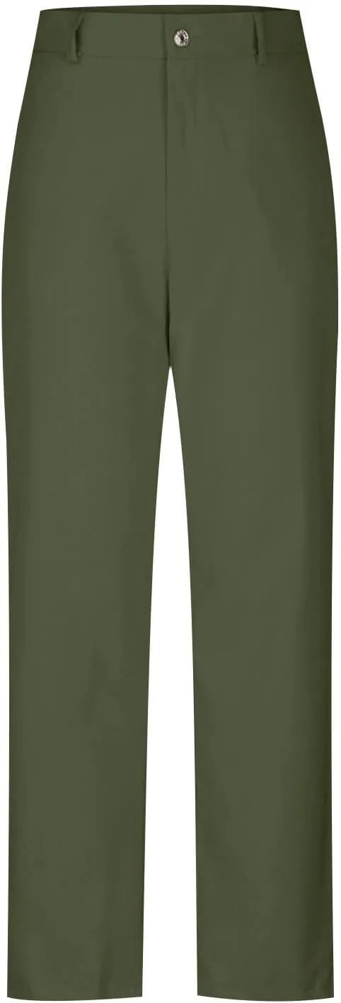 Womens Dress Pants Tretchy Pull On Straight Leg Business Casual Trousers Dressy Slacks Dress Pants for Office Work