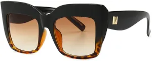 XSJGHLM-Luxury Ladies Oversized Cat Eye Sunglasses Women Vintage Sun Glasses for Female UV400 Eyewear