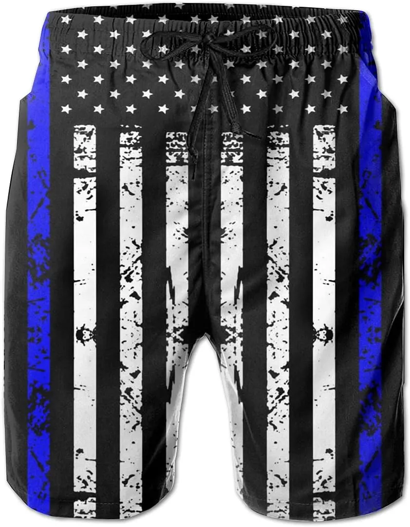 YPTBST Mens Swim Trunks Quick Dry Beach Board Shorts with Mesh Lining Swimwear Bathing Suits