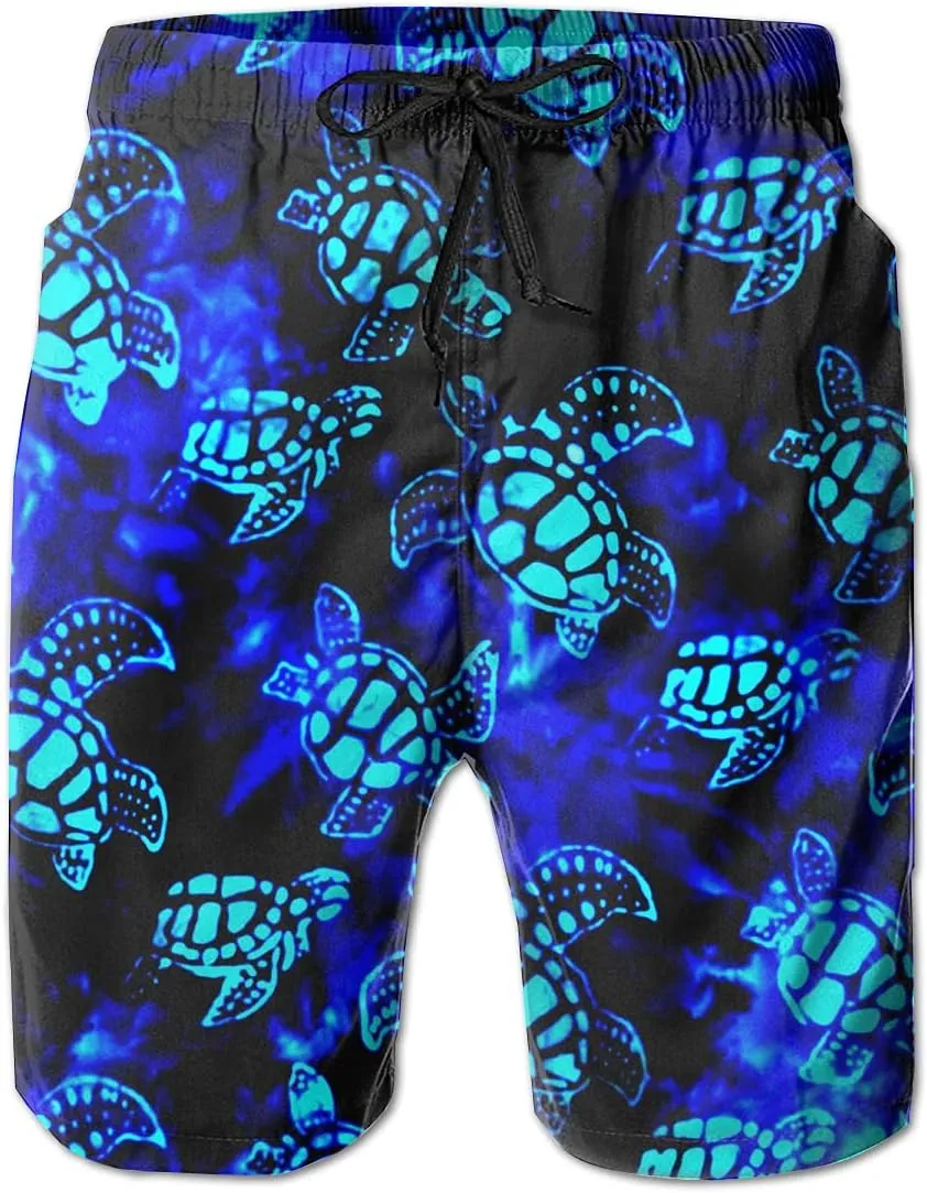 YPTBST Mens Swim Trunks Quick Dry Beach Board Shorts with Mesh Lining Swimwear Bathing Suits