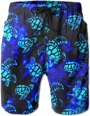 YPTBST Mens Swim Trunks Quick Dry Beach Board Shorts with Mesh Lining Swimwear Bathing Suits