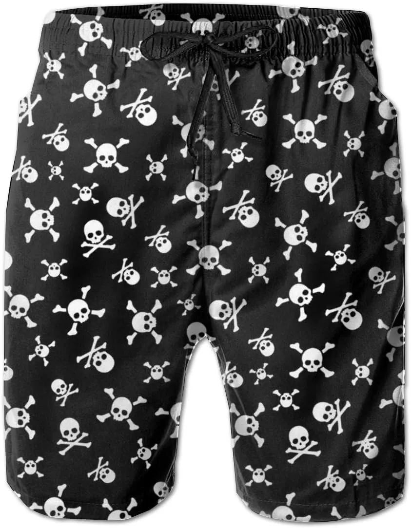 YPTBST Mens Swim Trunks Quick Dry Beach Board Shorts with Mesh Lining Swimwear Bathing Suits